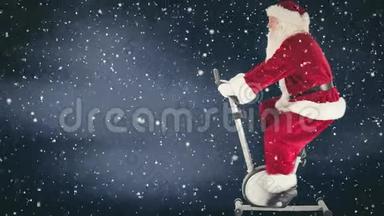 在<strong>健身器</strong>材上加上降雪的圣诞老人条款
